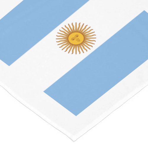 Flag Argentina Short Table Runner