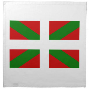 Flag Basque Country euskadi Cloth Napkin