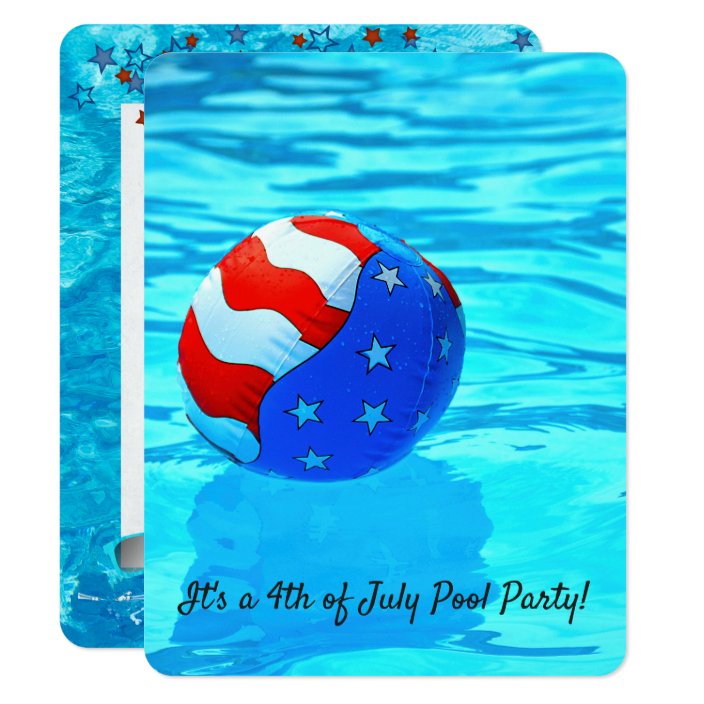 beach ball in pool