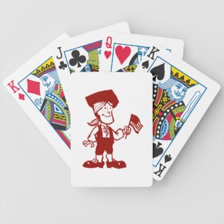 Flag Bearing Colonial Man Card Decks