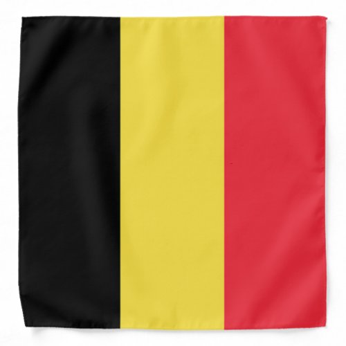 Flag Belgium Tricolor Bandana