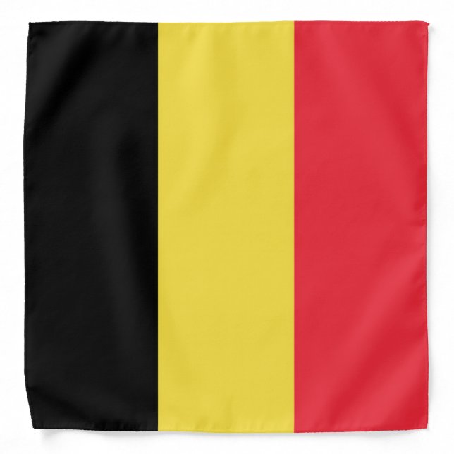 Flag Belgium Tricolor Bandana (Front)