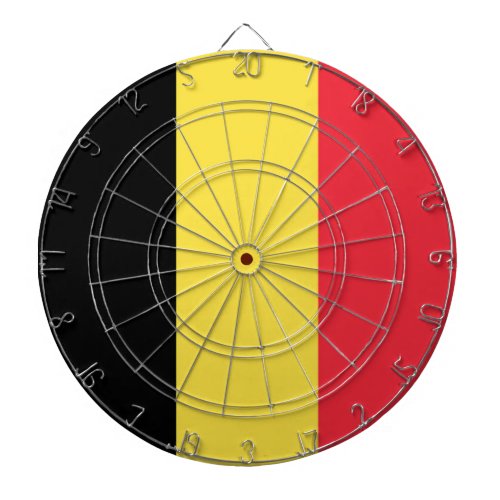 Flag Belgium Tricolor Dart Board