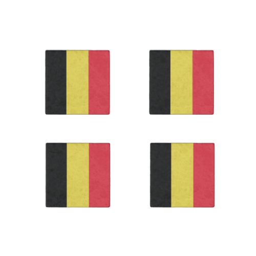 Flag Belgium Tricolor Stone Magnet