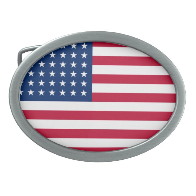 Flag Belt Buckle (Front)