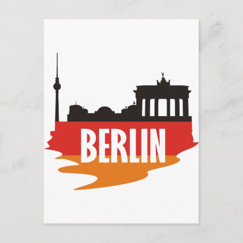 Flag Berlin Postcard