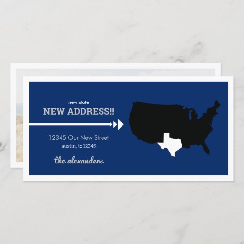 Flag Blue New State New Address Texas Moving