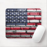 Flag Brick Wall Mouse Pad