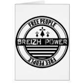 Flag Brittany Breizh free people (Front)