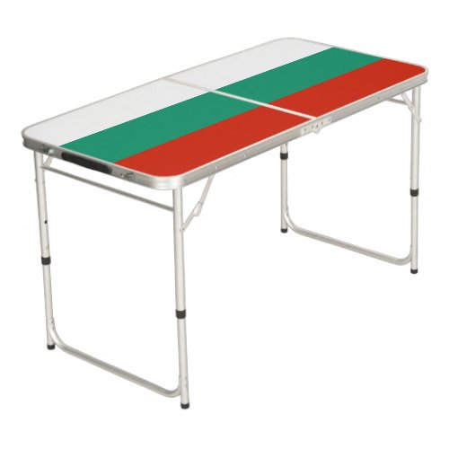 Flag Bulgaria tricolor Beer Pong Table
