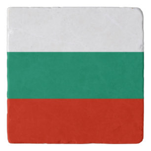 Flag Bulgaria tricolor Trivet