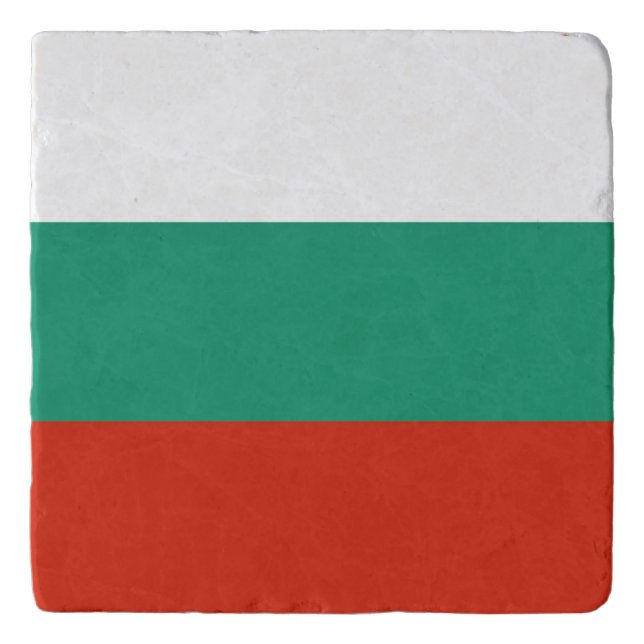 Flag Bulgaria tricolor Trivet (Front)