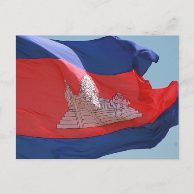 flag cambodia postcard (Front)