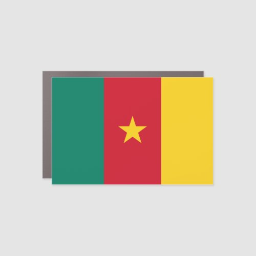 Flag Cameroon Car Magnet