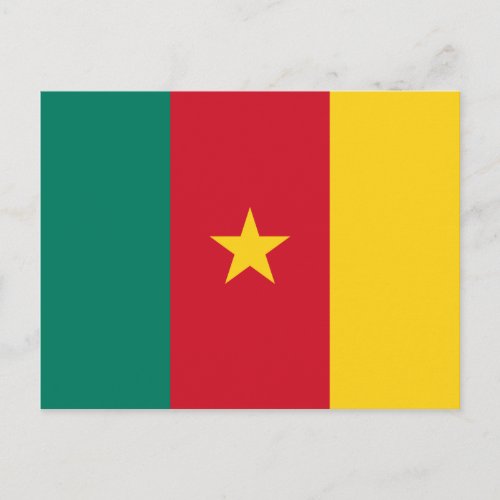 Flag Cameroon Postcard