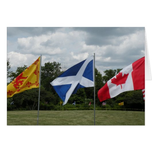 Flag card (Front Horizontal)