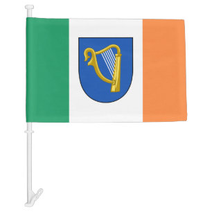 Flag/ Coat of Arms of Éire Car Flag