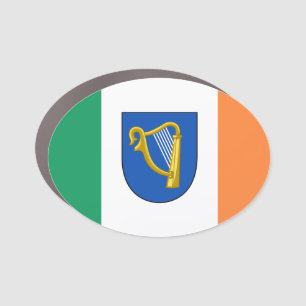 Flag/ Coat of Arms of Éire Car Magnet
