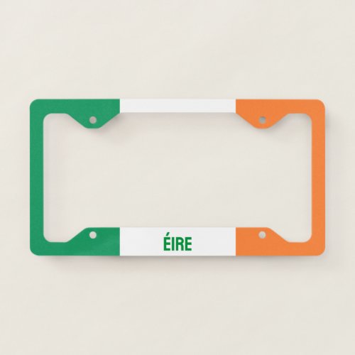 Flag Coat of Arms of ire License Plate Frame