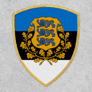 Flag/ coat of arms of Estonia Patch