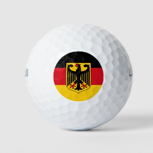 Flag coat of arms of Germany Golf Balls