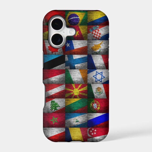 Flag collection iphone case (Back)