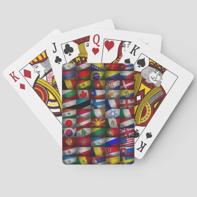 Flag collection poker cards (Back)