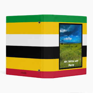 Flag Colors of St. Kitts Mini Binder