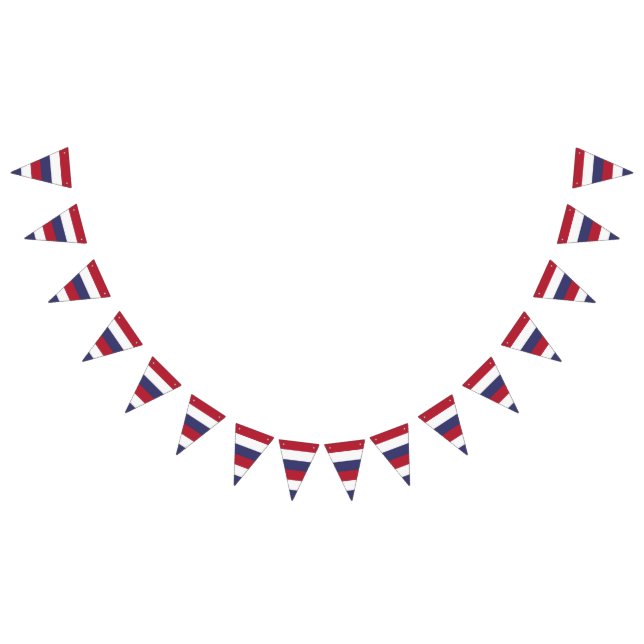 Flag Colors stripes - Red White Blue (All)