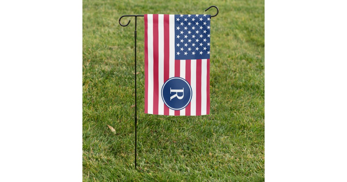 Flag Custom Monogram | Zazzle