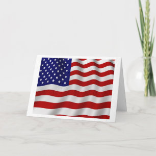 Flag day old glory card