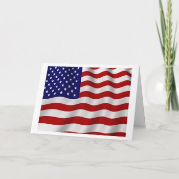 Flag Day Old Glory Card by fitnesscards at Zazzle