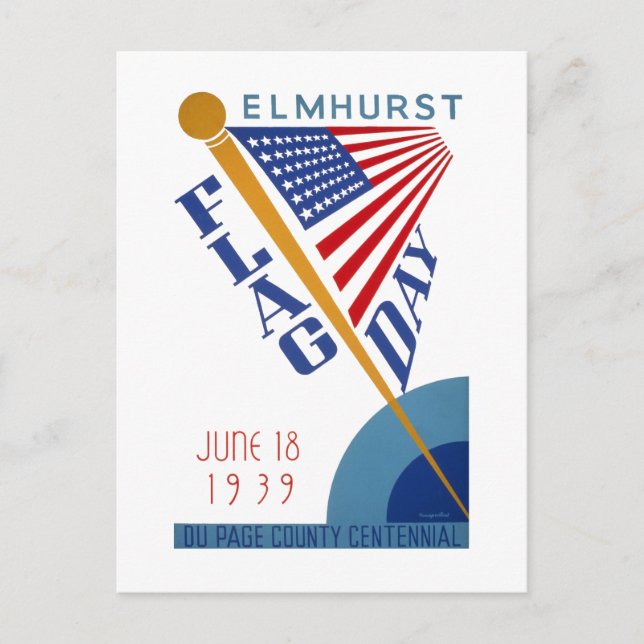 Flag Day Postcard (Front)