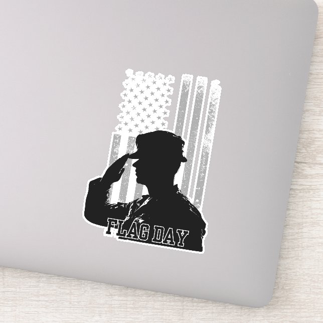 Flag Day Sticker (Detail)