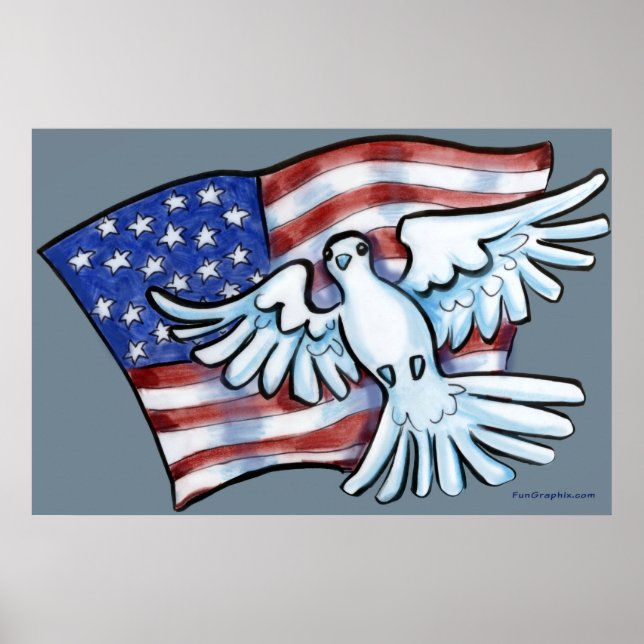 Flag Dove Poster (Front)