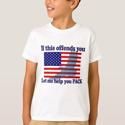 Flag  Eagle Patriot _ USA Flag T_Shirt