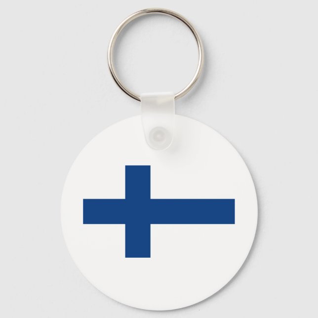 Flag Finland Keychain (Front)