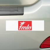 Flag FMLN Bumper Sticker | Zazzle