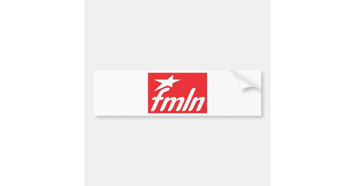 Flag FMLN Bumper Sticker | Zazzle