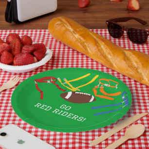 Flag Football Banquet End of Season Party Paper Plates