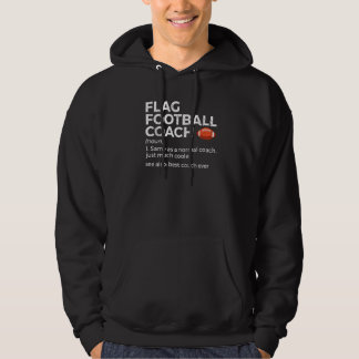 Flag Football Coach Definition Best Coach Ever 1 Hoodie