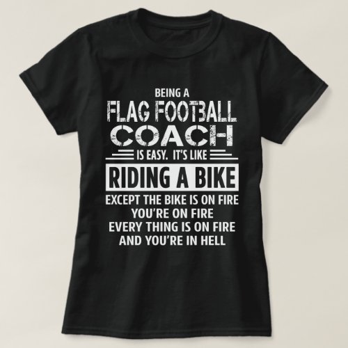 Flag Football Coach T_Shirt