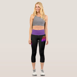 Flag Football Is My Life  Capri Leggings