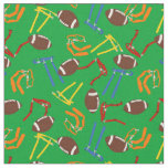 Flag Football Patterned Fabric