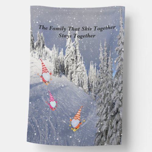 Flag for Family That Skis Together