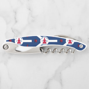Flag Fort Wayne, Indiana Waiter's Corkscrew