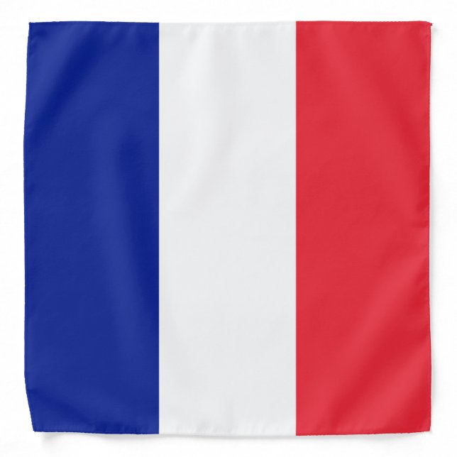 Flag France Tricolor Bandana (Front)