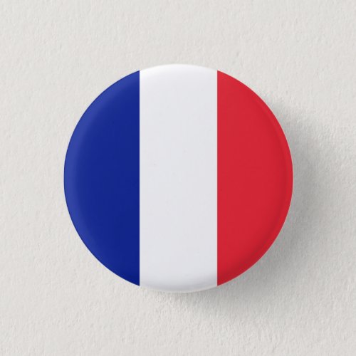 Flag France Tricolor Button