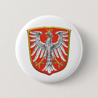 Flag Frankfurt Main city germany symbol emblem Button
