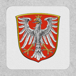 Flag Frankfurt Main city germany symbol emblem Patch
